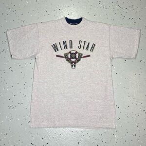 Vintage 90s Wind Star Cruise Ship Layered T-Shirt Mens Size Large